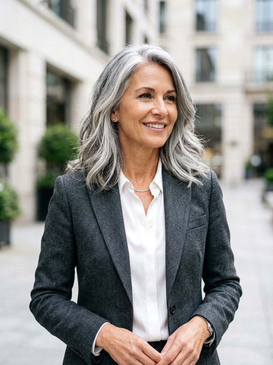 Dimensional Silver Gray Hair - 20 trendy silver gray hair color 2026 - 20 trendy silver gray hair color 2026