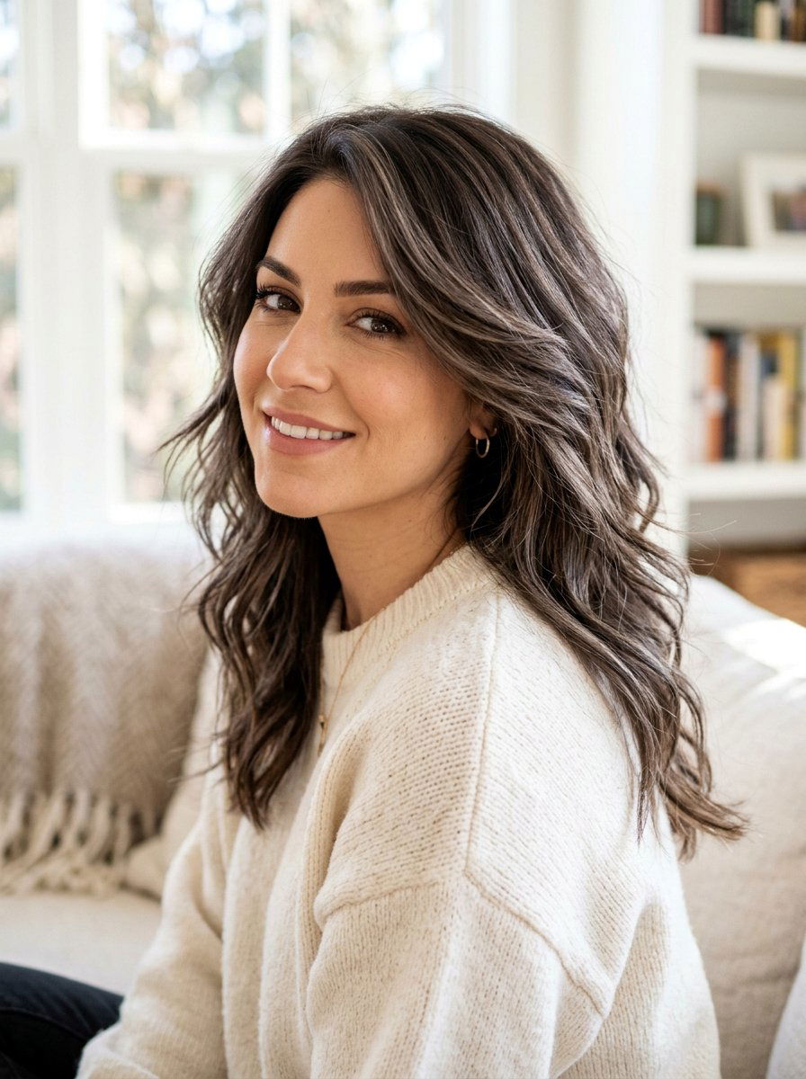 Dimensional Smoky Brunette - 20 winter smoky brunette hair color - 20 winter smoky brunette hair color