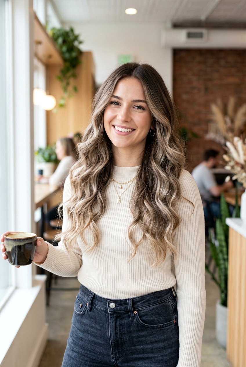 Dimensional Taupe Brunette Balayage - 20 cool taupe brunette hair color - 20 cool taupe brunette hair color