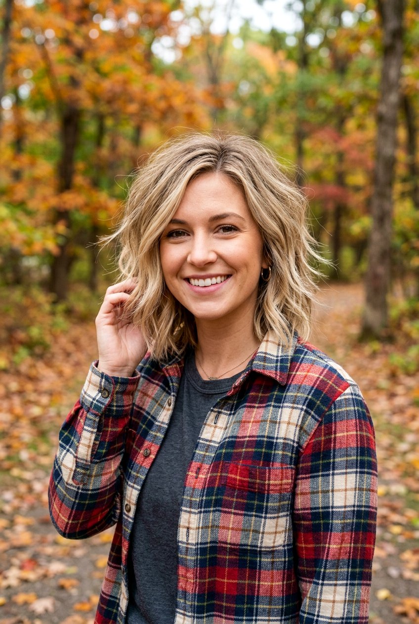 Dirty Blonde Babylights On Choppy Layers - 20 blonde babylights for fine hair women - 20 blonde babylights for fine hair women