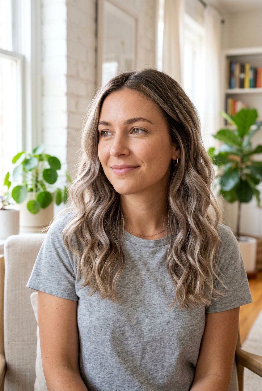 Dirty Blonde Balayage Wavy Hair - 20 natural looking balayage for blondes - 20 natural looking balayage for blondes