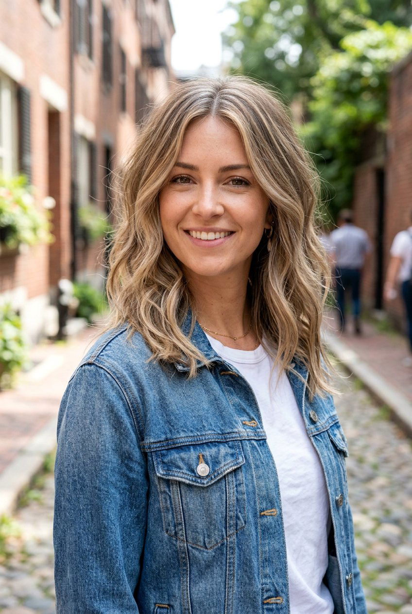 Dirty Blonde Gray Transition Balayage - 20 gray blending balayage for blondes - 20 gray blending balayage for blondes