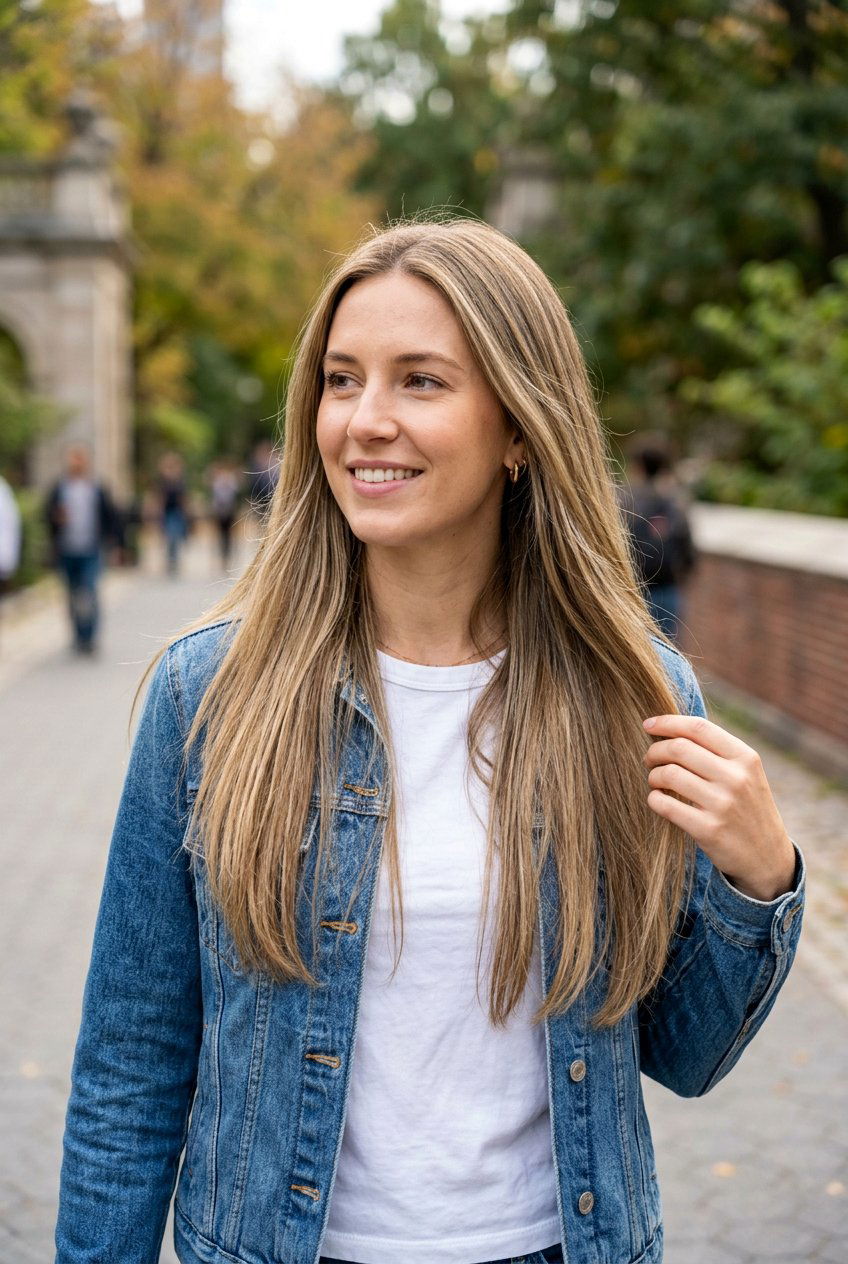 Dirty Blonde Long Straight Hair Color - 20 hair color ideas for long straight hair - 20 hair color ideas for long straight hair