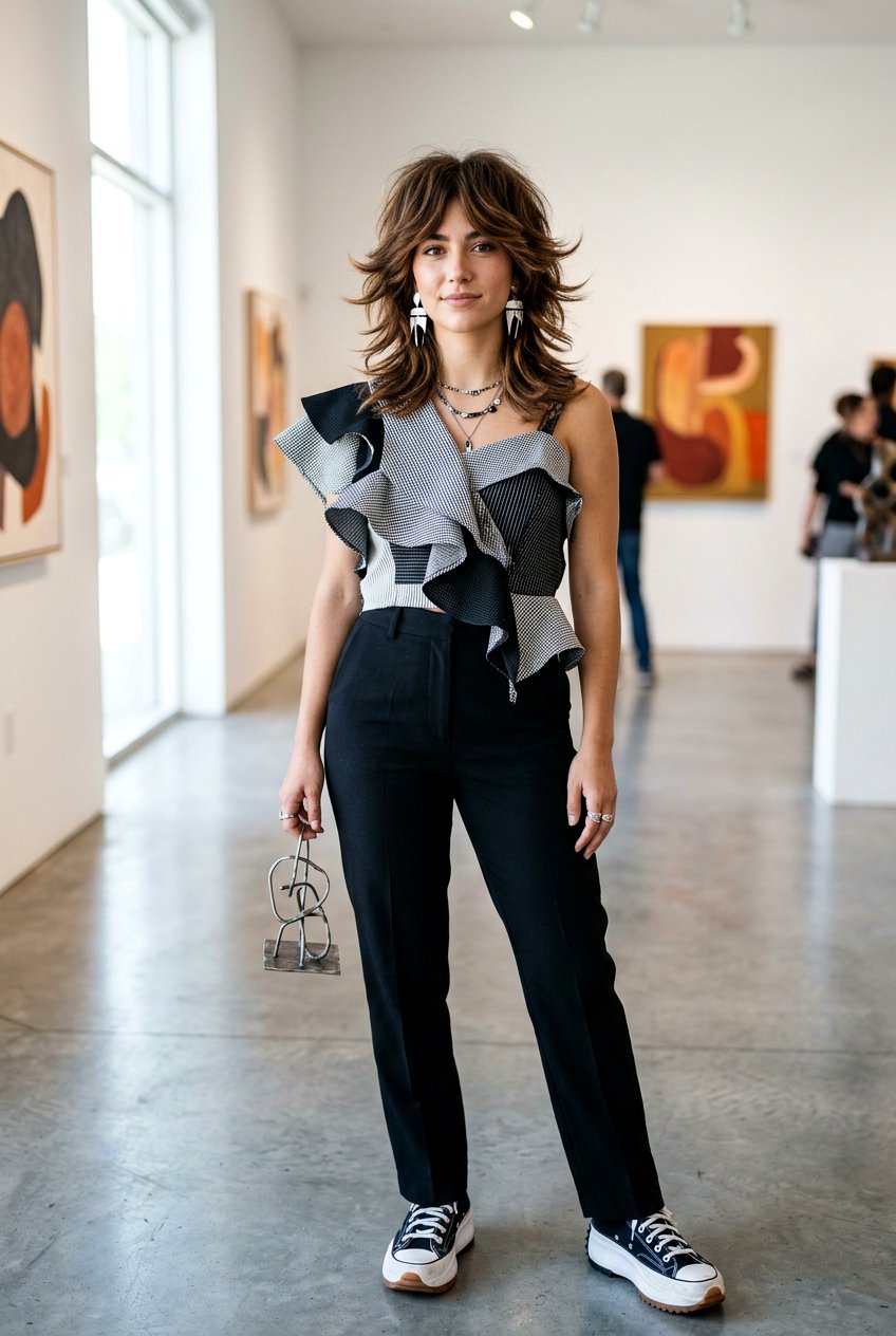 Disconnected Flip Layers - 20 90s flip haircut for medium hair - 20 90s flip haircut for medium hair