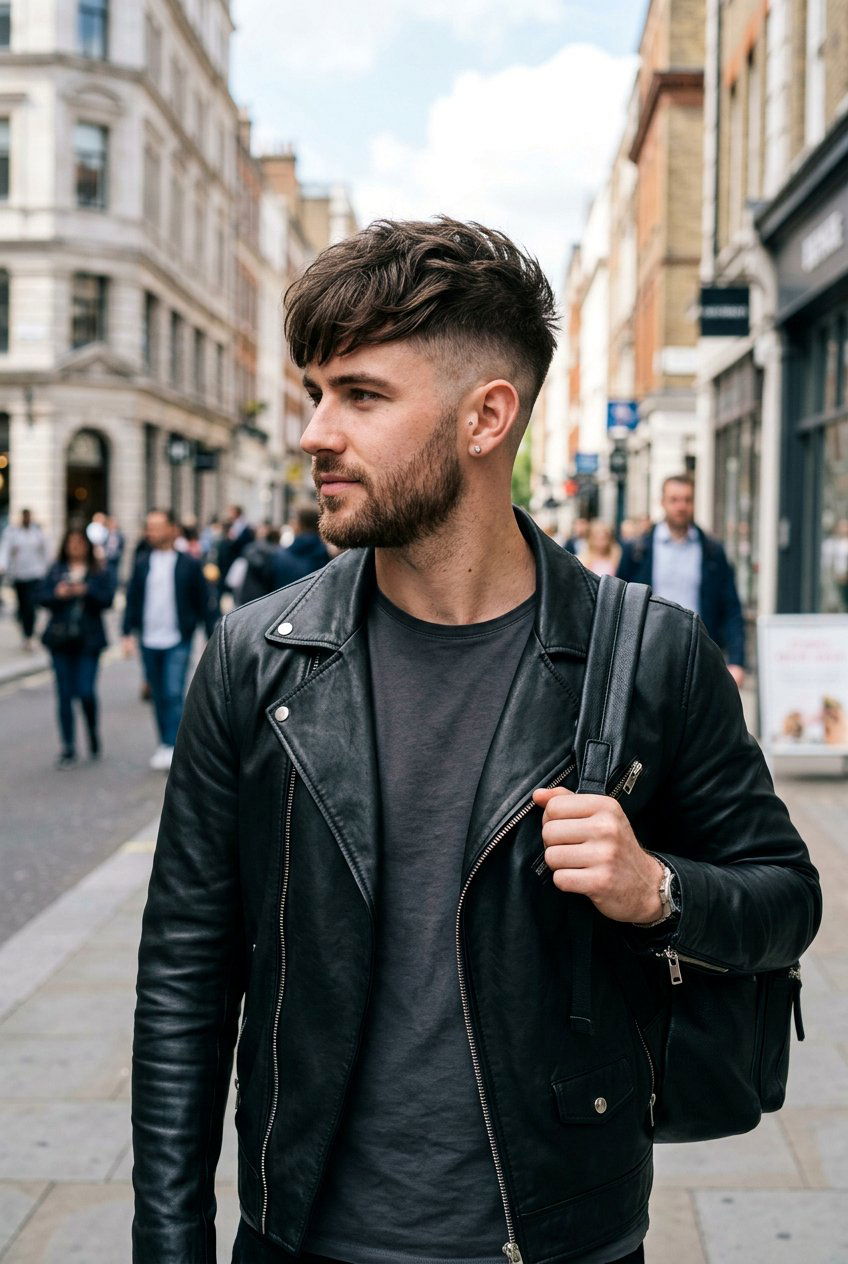 Disconnected French Crop Undercut - 20 french crop for receding hairline men - 20 french crop for receding hairline men