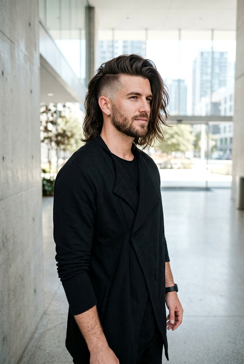Disconnected Long Layers - 20 long layered haircut for men - 20 long layered haircut for men