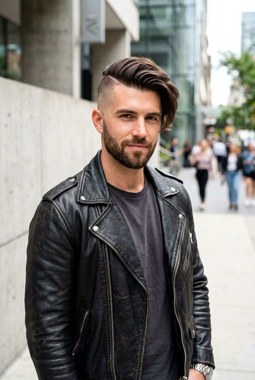 Disconnected Side Part - 20 men polished side part haircut - 20 men polished side part haircut