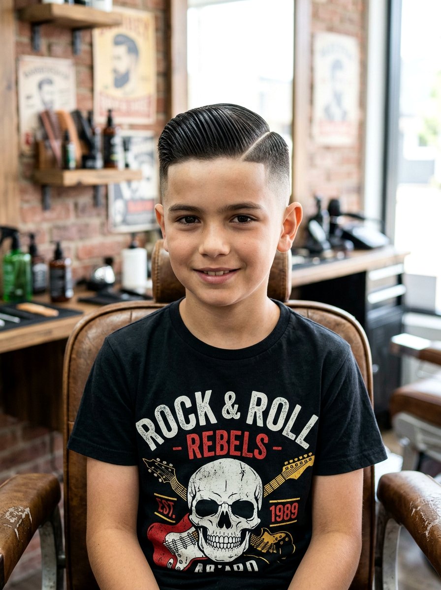 Disconnected Slick Side Part - 20 boys haircut with slick side part - 20 boys haircut with slick side part