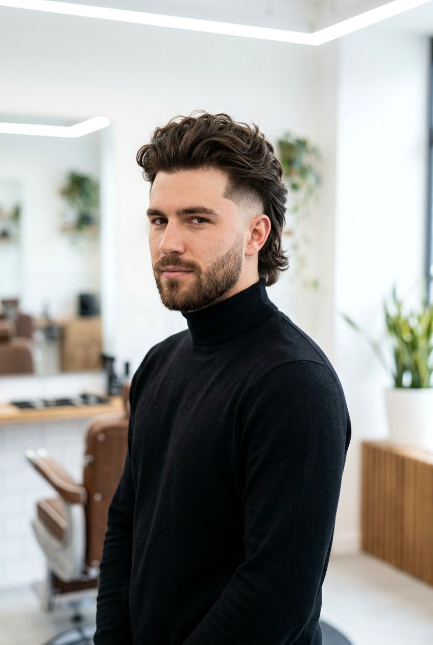 Disconnected Taper Mullet - 20 taper mullet for thick hair men - 20 taper mullet for thick hair men