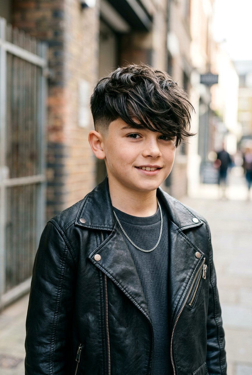 Disconnected Textured Fringe - 20 boys haircut with textured fringe - 20 boys haircut with textured fringe