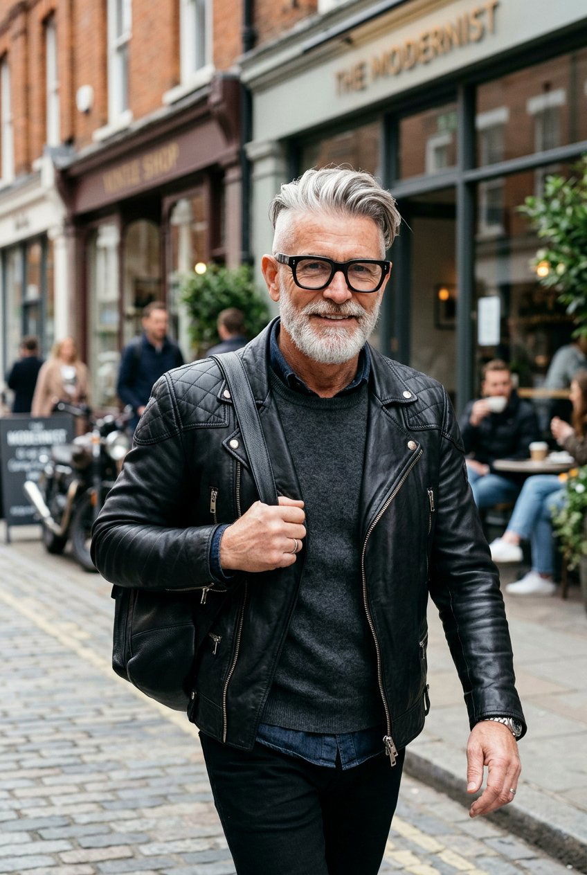 Disconnected Undercut - 20 mens haircut for older men with glasses - 20 men’s haircut for older men with glasses