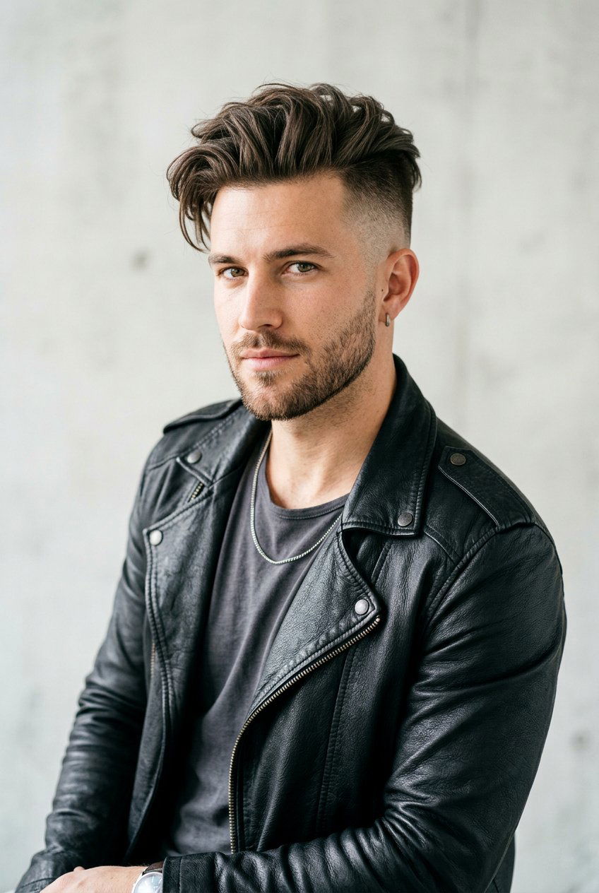 Disconnected Undercut - 20 mens haircut for round chubby face - 20 men’s haircut for round chubby face