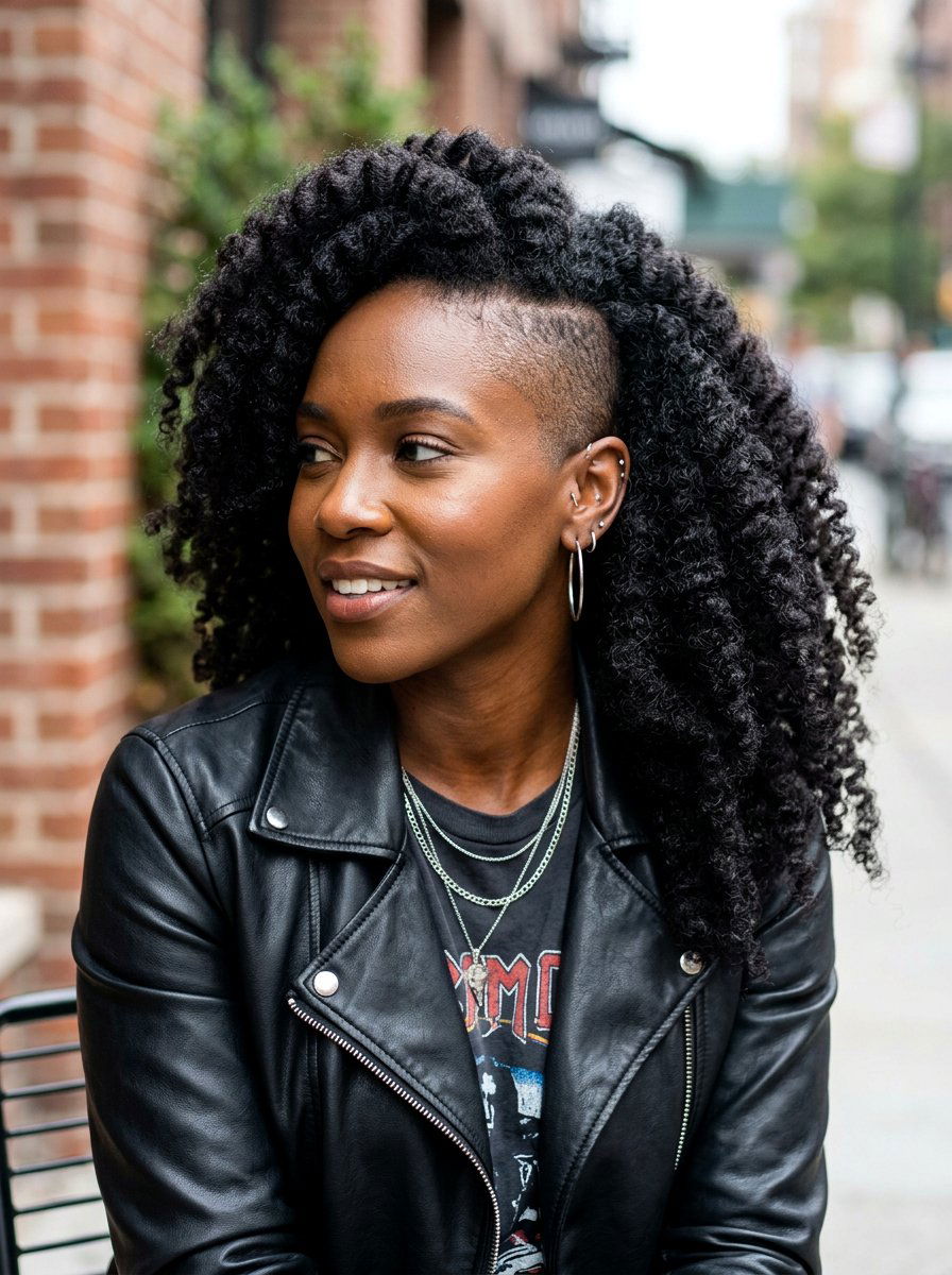 Disconnected Undercut For 4b Hair - 20 haircut for 4b natural hair - 20 haircut for 4b natural hair