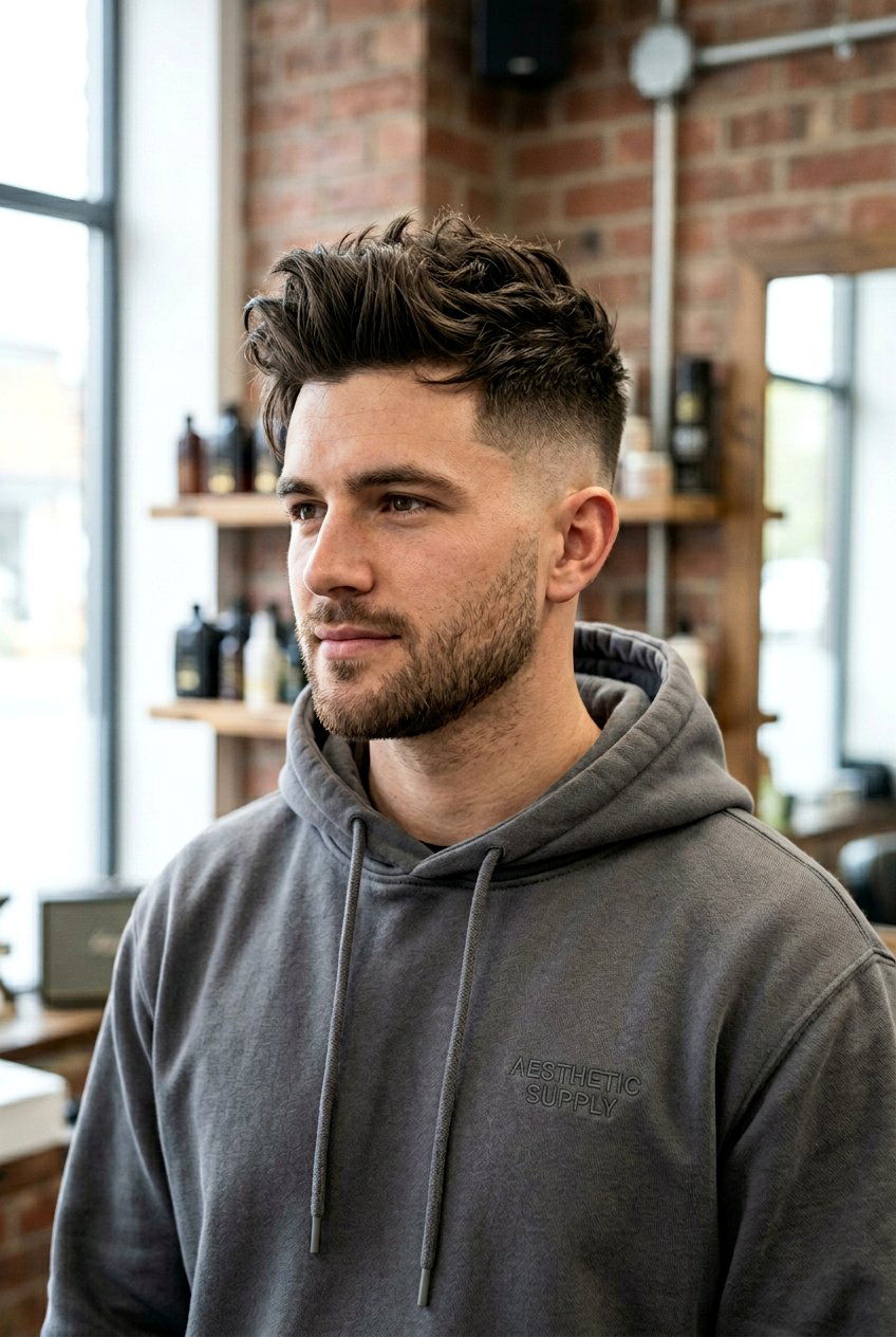 Disconnected Undercut Textured Quiff - 20 textured quiff for thick hair men - 20 textured quiff for thick hair men