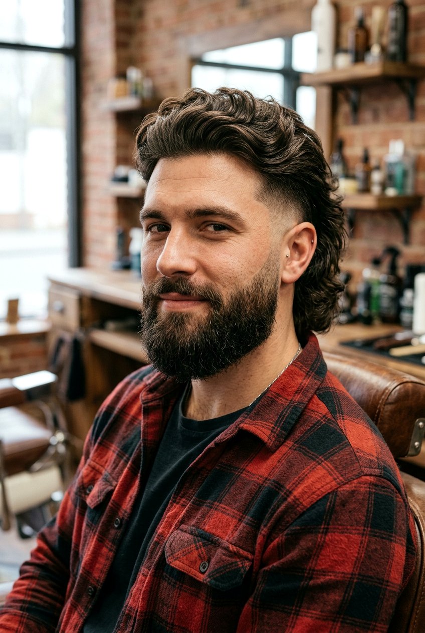 Disconnected Wavy Mullet Fade - 20 men mullet fade for wavy hair - 20 men mullet fade for wavy hair