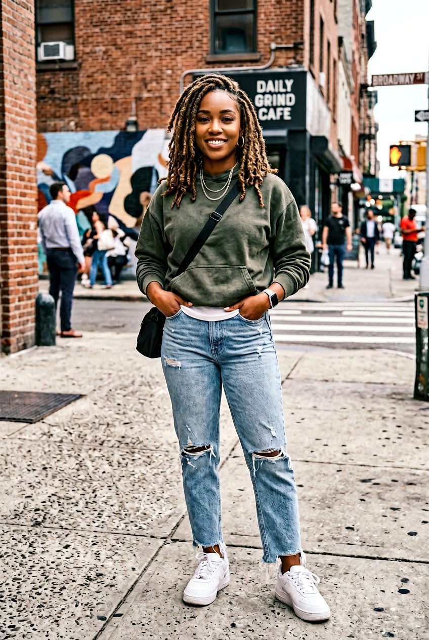 Distressed Crochet Locs - 20 crochet loc hairstyles - 20 crochet loc hairstyles