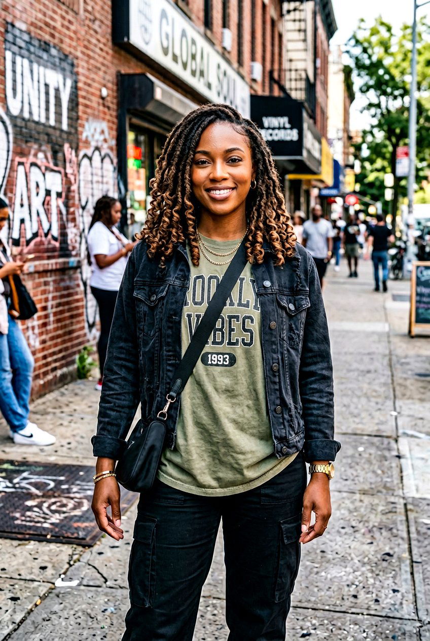 Distressed Locs With Curls - 20 loc styles with curls - 20 loc styles with curls