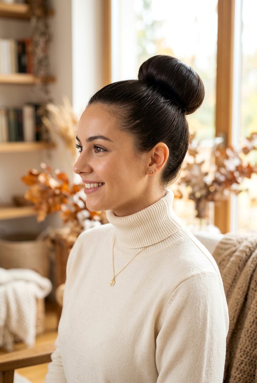 Donut Bun - 20 mom quick grocery run bun - 20 mom quick grocery run bun
