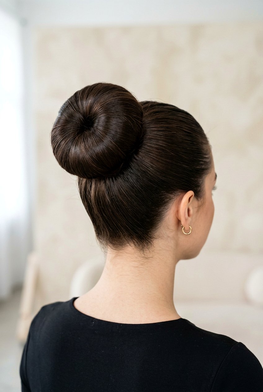 Donut High Bun - 20 high bun hairstyles - 20 high bun hairstyles