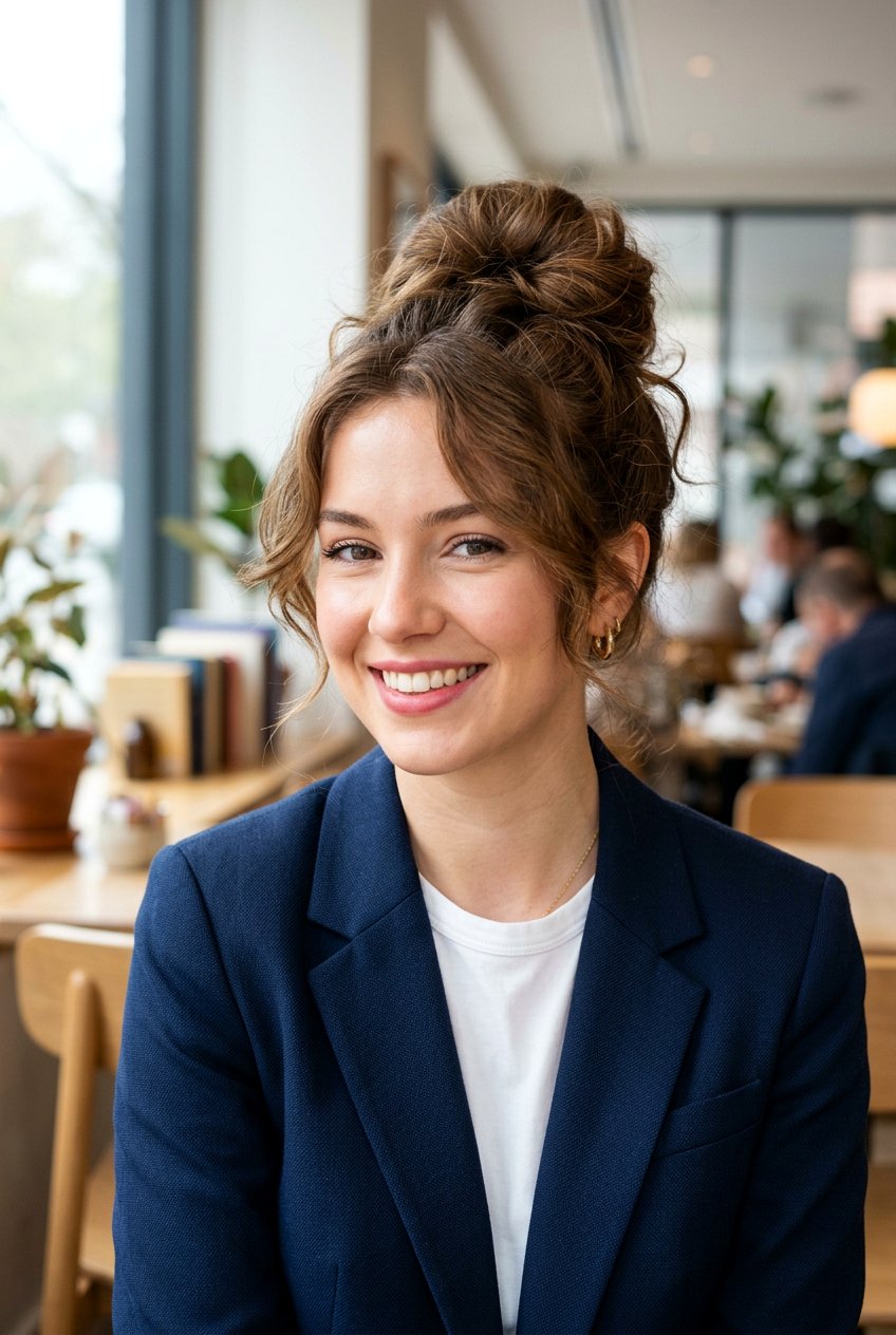 Donut Ring Messy Bun - 20 messy bun for moms with thin hair - 20 messy bun for moms with thin hair