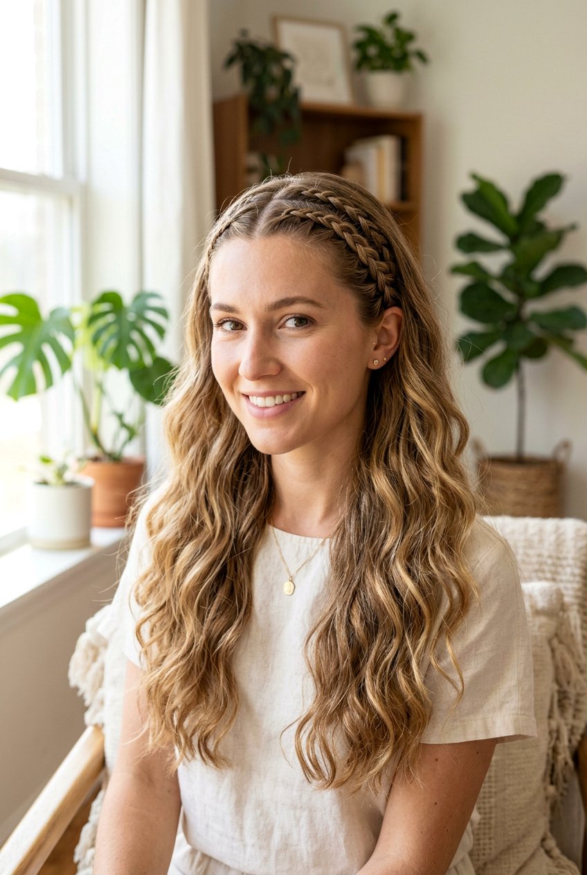 20 Cute School Hairstyle With Headband Braid Ideas for Teens
