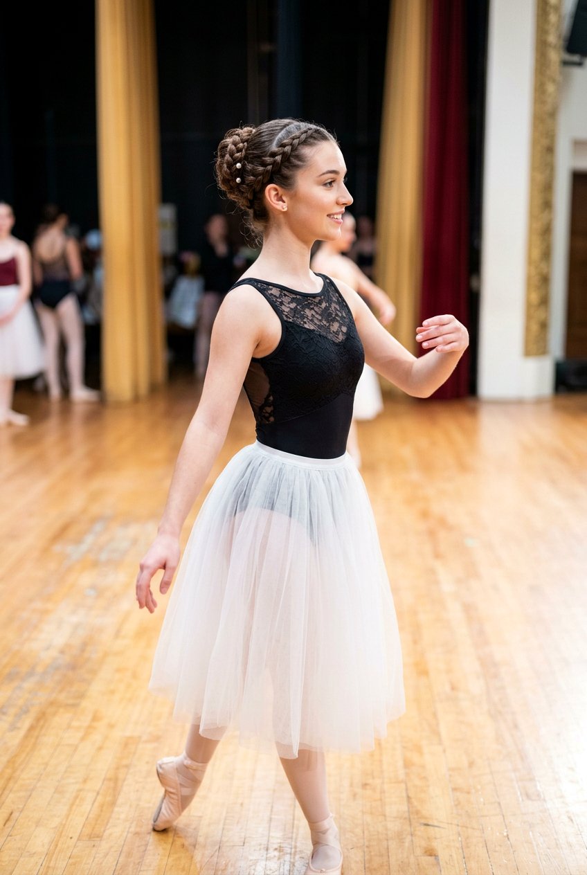 Double Braided Crown Recital Bun - 20 recital bun for dancers - 20 recital bun for dancers