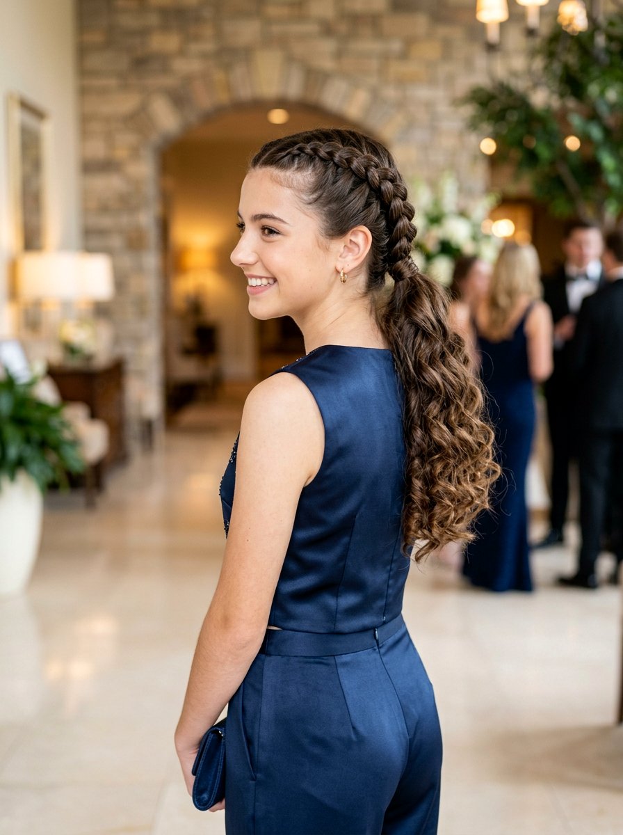 20 Gorgeous Teen Girls Homecoming Curls Ponytail Styles