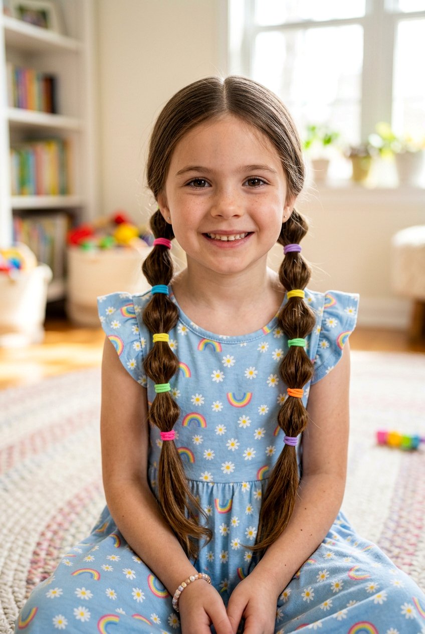 Double Bubble Braids For Little Girls - 20 bubble braids for girls - 20 bubble braids for girls
