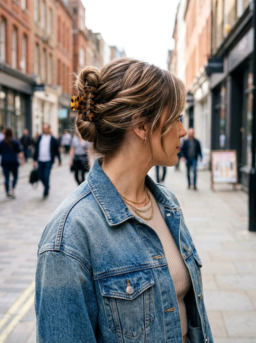 Double Claw Clip Twist - 20 sleek claw clip twist hairstyle - 20 sleek claw clip twist hairstyle