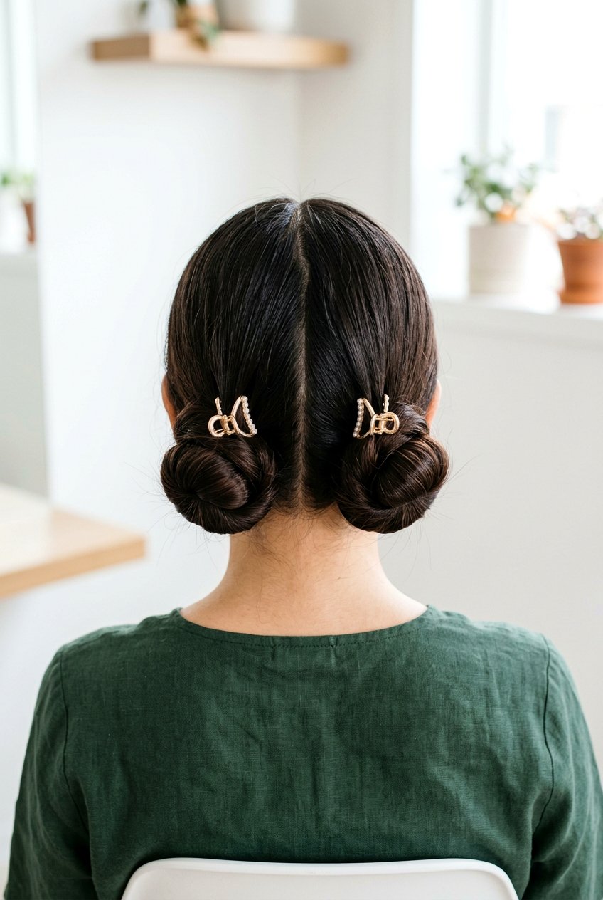 Double Claw Clips - 20 windy day claw clip hairstyle - 20 windy day claw clip hairstyle