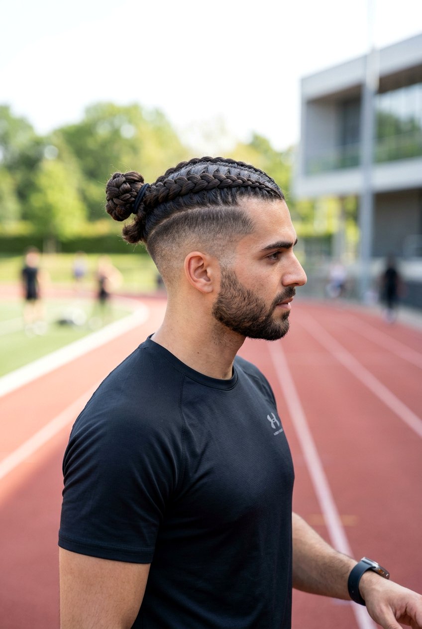 Double Dutch Braid Knot - 20 braided top knot men - 20 braided top knot men