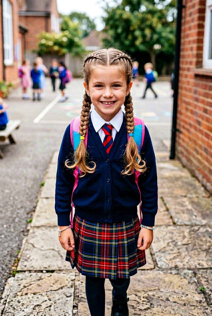 Double Dutch Braid Pigtails - 20 picture day hairstyle for shoulder length hair - 20 picture day hairstyle for shoulder length hair