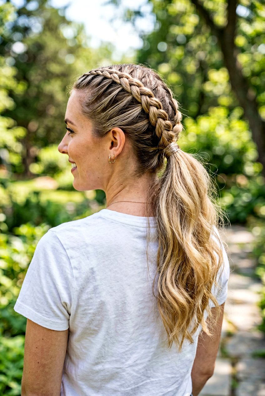 Double Dutch Braid Ponytail - 20 cowgirl braid ponytail - 20 cowgirl braid ponytail