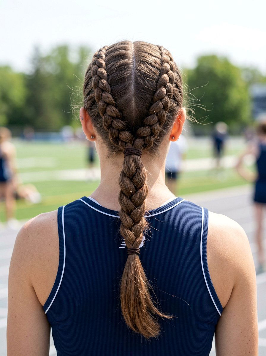 Double Dutch Braid Ponytail - 20 dutch braid ponytail hairstyle - 20 dutch braid ponytail hairstyle