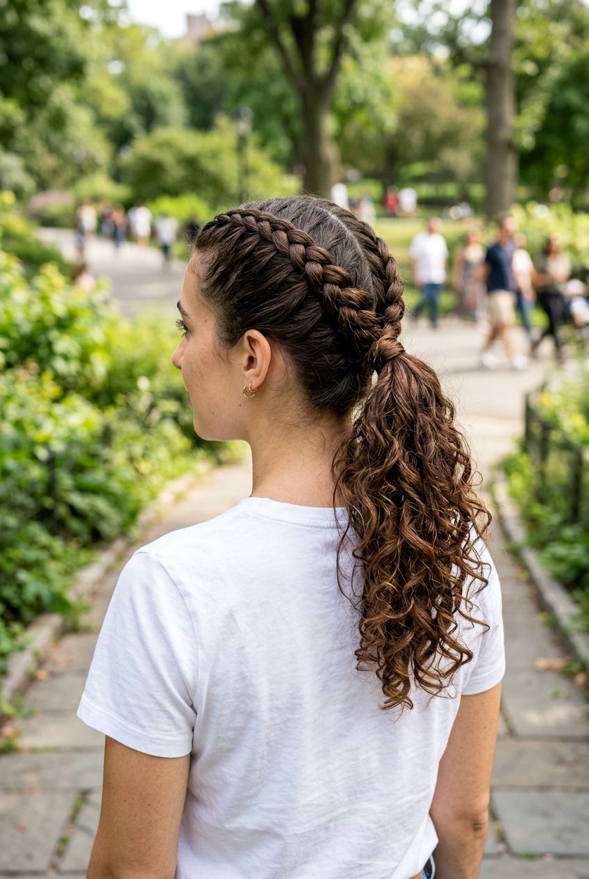 Double Dutch Braid Ponytail With Curls - 20 braided ponytail with curls - 20 braided ponytail with curls