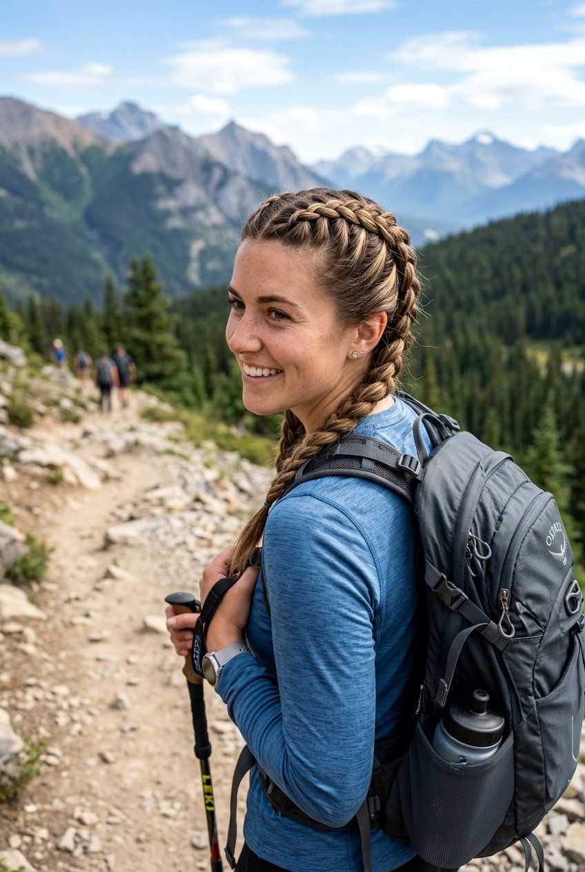 Double Dutch Braids - 20 lazy day heatless hairstyle for women - 20 lazy day heatless hairstyle for women