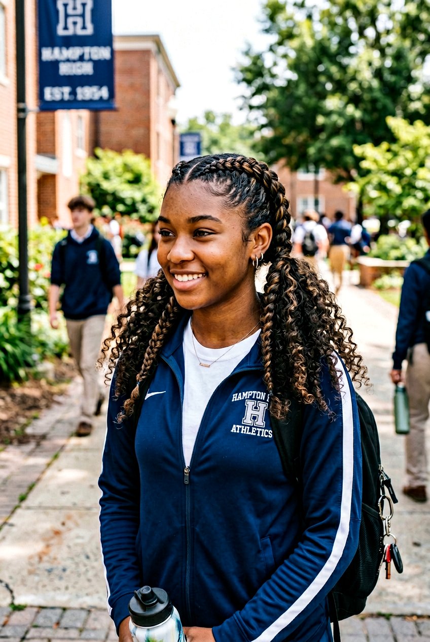 Double Dutch Braids - 20 school hairstyle for naturally curly hair - 20 school hairstyle for naturally curly hair