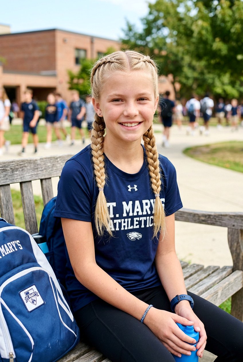 Double Dutch Braids - 20 simple braid for school girls - 20 simple braid for school girls