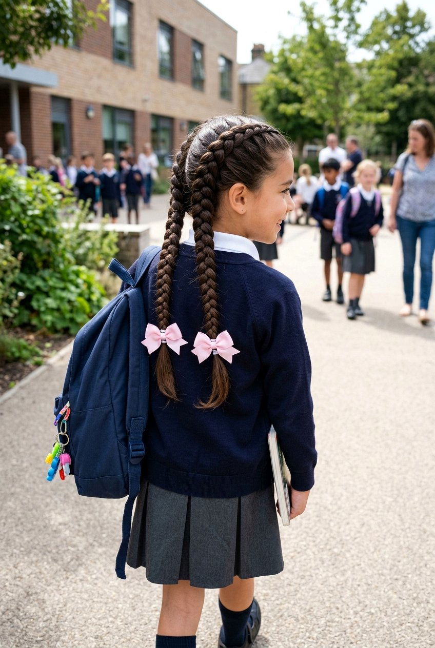 Double Dutch Braids - 20 first day of school hairstyles - 20 first day of school hairstyles