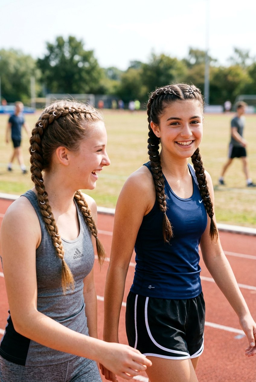 Double Dutch Braids - 20 birthday hairstyle for teenage girls - 20 birthday hairstyle for teenage girls
