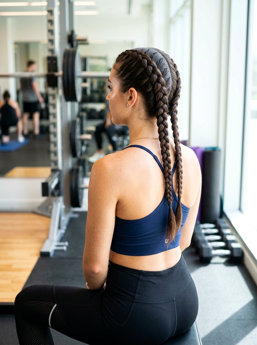 Double Dutch Braids - 20 easy hairstyle for humid weather - 20 easy hairstyle for humid weather