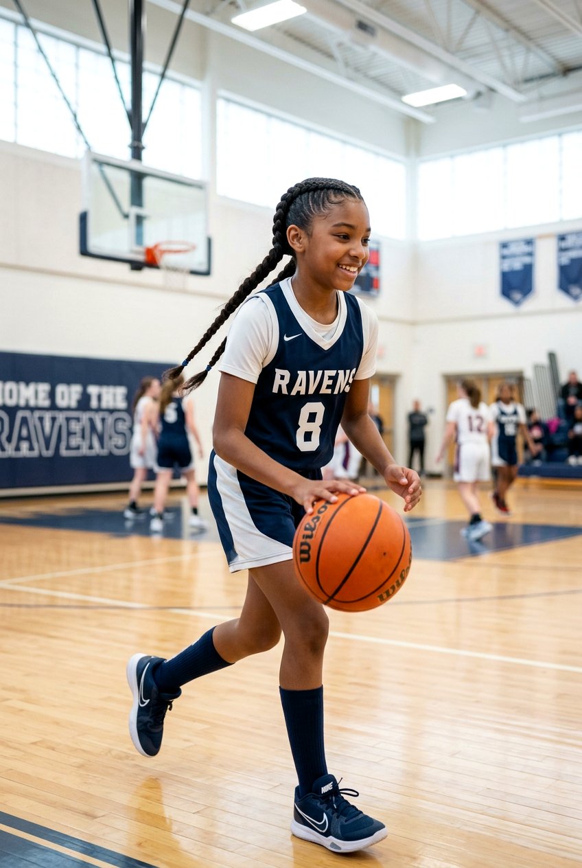Double Dutch Braids Basketball Hairstyle For Girls - 20 basketball hairstyles for girls - 20 basketball hairstyles for girls