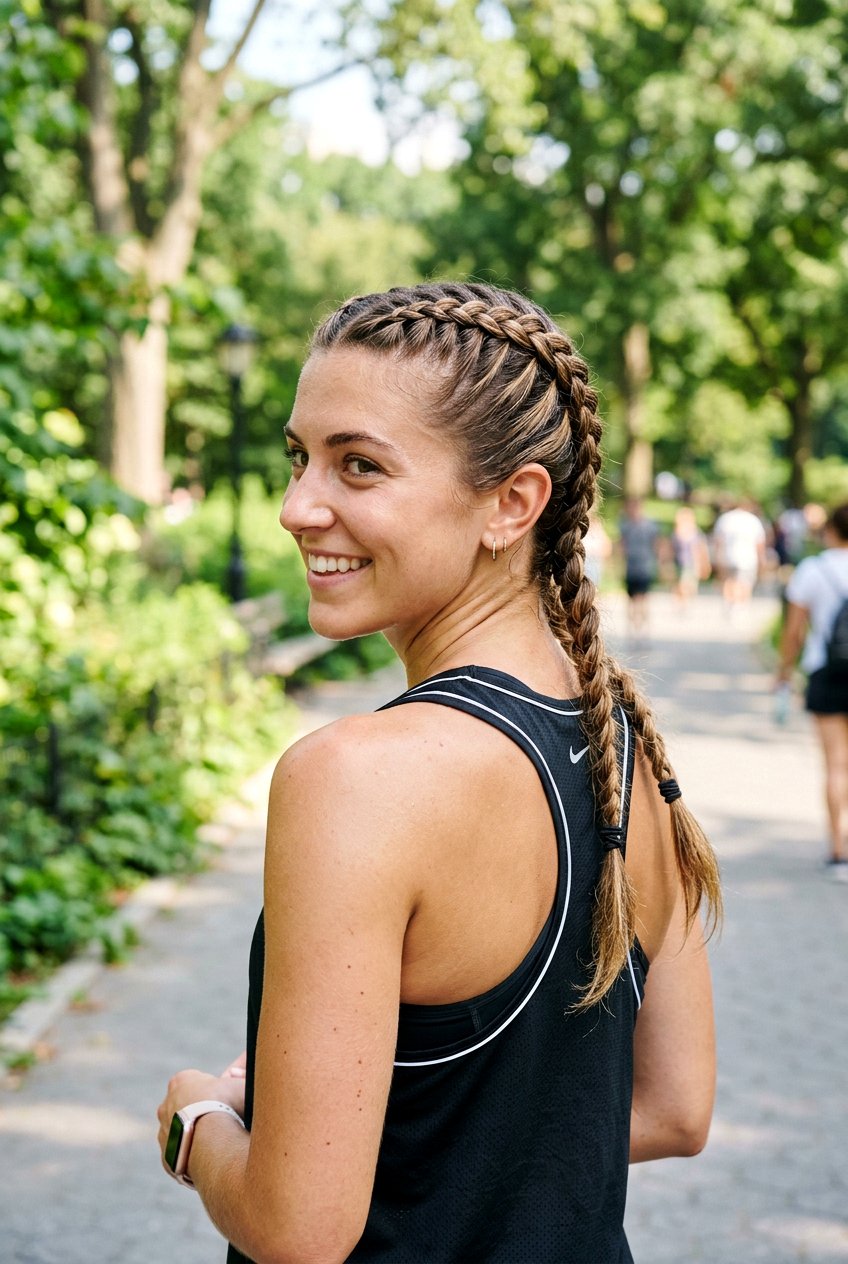 Double Dutch Braids For Humid Weather - 20 anti frizz hairstyles for summer - 20 anti frizz hairstyles for summer