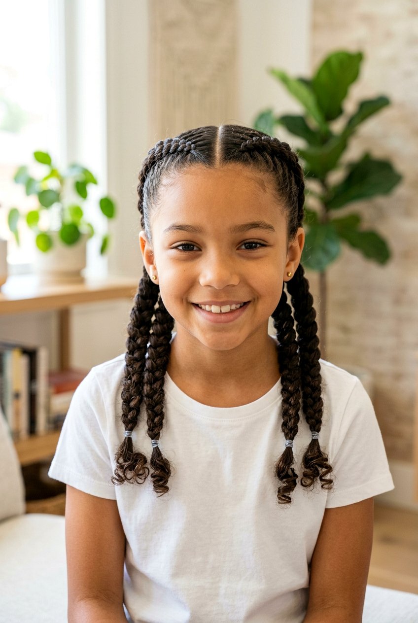 Double Dutch Braids For Mixed Girls - 20 braid styles for mixed girls - 20 braid styles for mixed girls