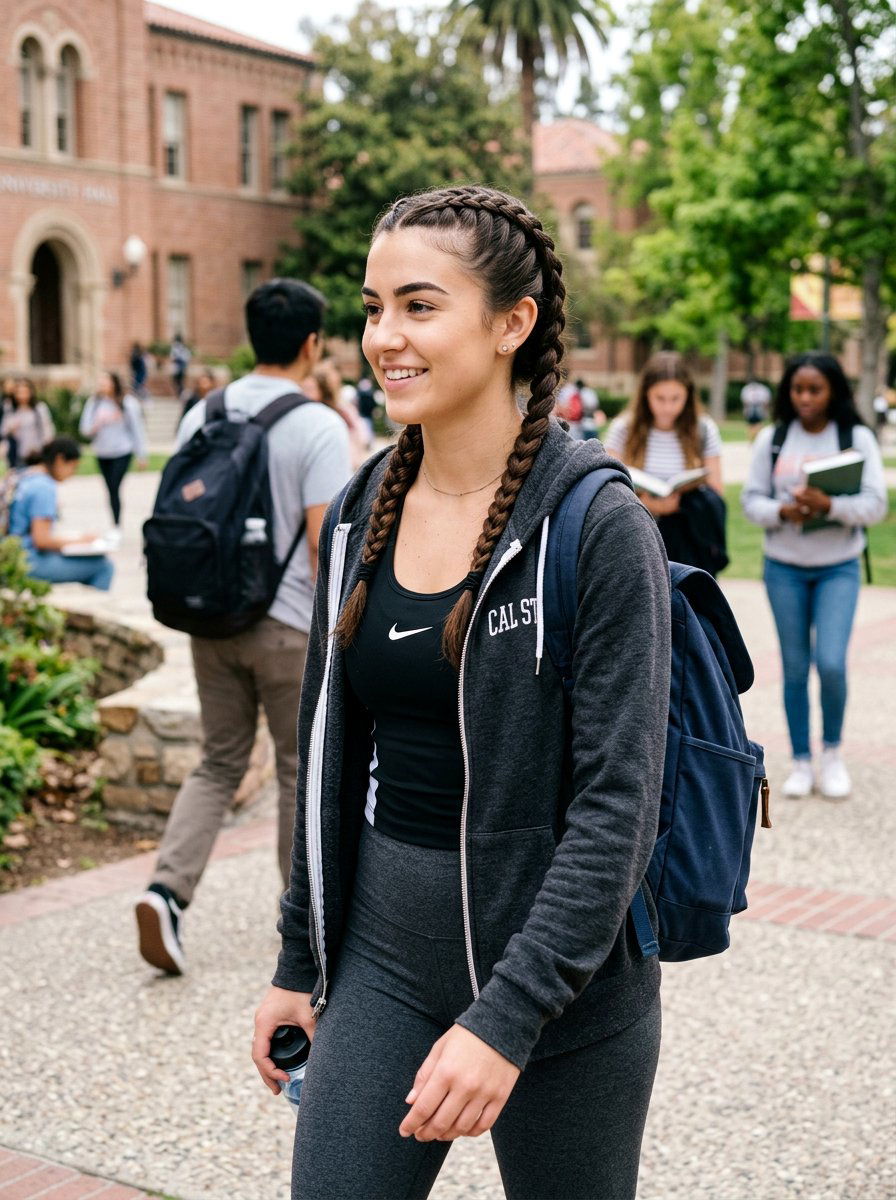 Double Dutch Braids Hairstyle For College - 20 cute hairstyle for college campus - 20 cute hairstyle for college campus