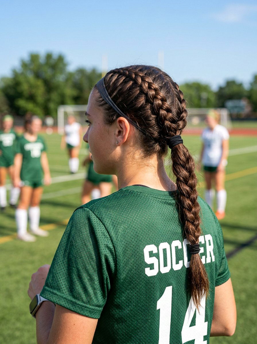 Double Dutch Braids Into Ponytail - 20 volleyball braid ponytail hairstyle - 20 volleyball braid ponytail hairstyle