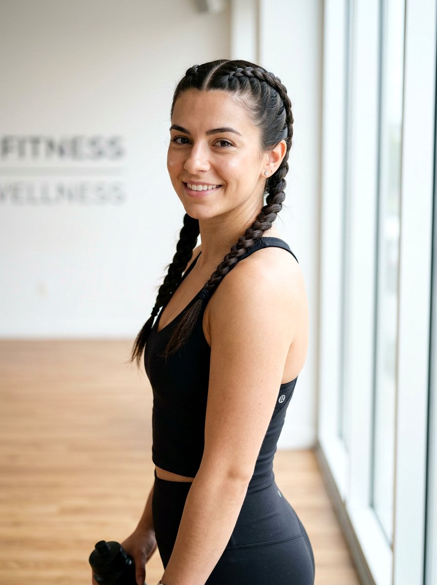 Double Dutch Braids No Wash Hairstyle - 20 no wash day hairstyles - 20 no wash day hairstyles