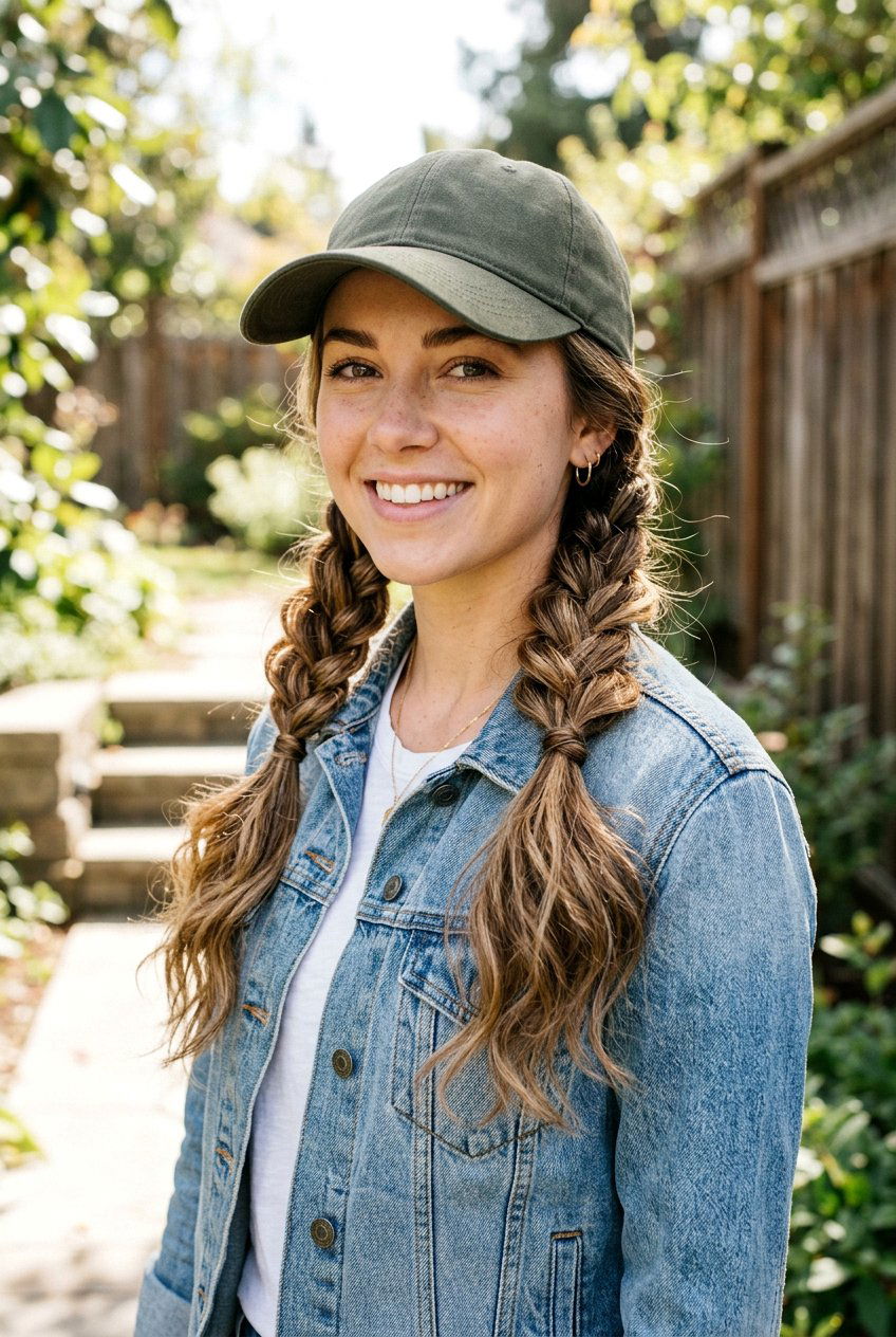 Double Dutch Braids - 20 boho messy braid hairstyle - 20 boho messy braid hairstyle