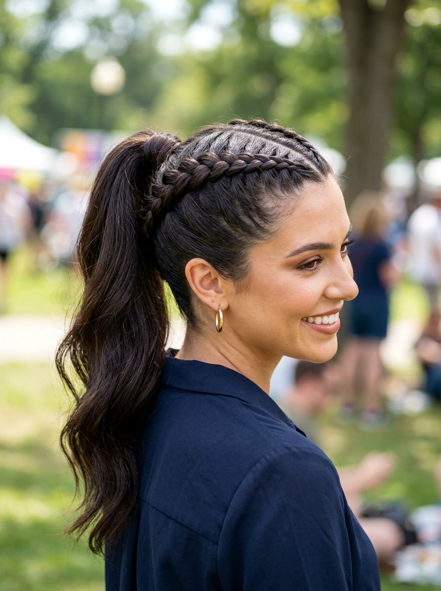 Double Dutch Pageant Ponytail - 20 pageant ponytail hairstyles - 20 pageant ponytail hairstyles