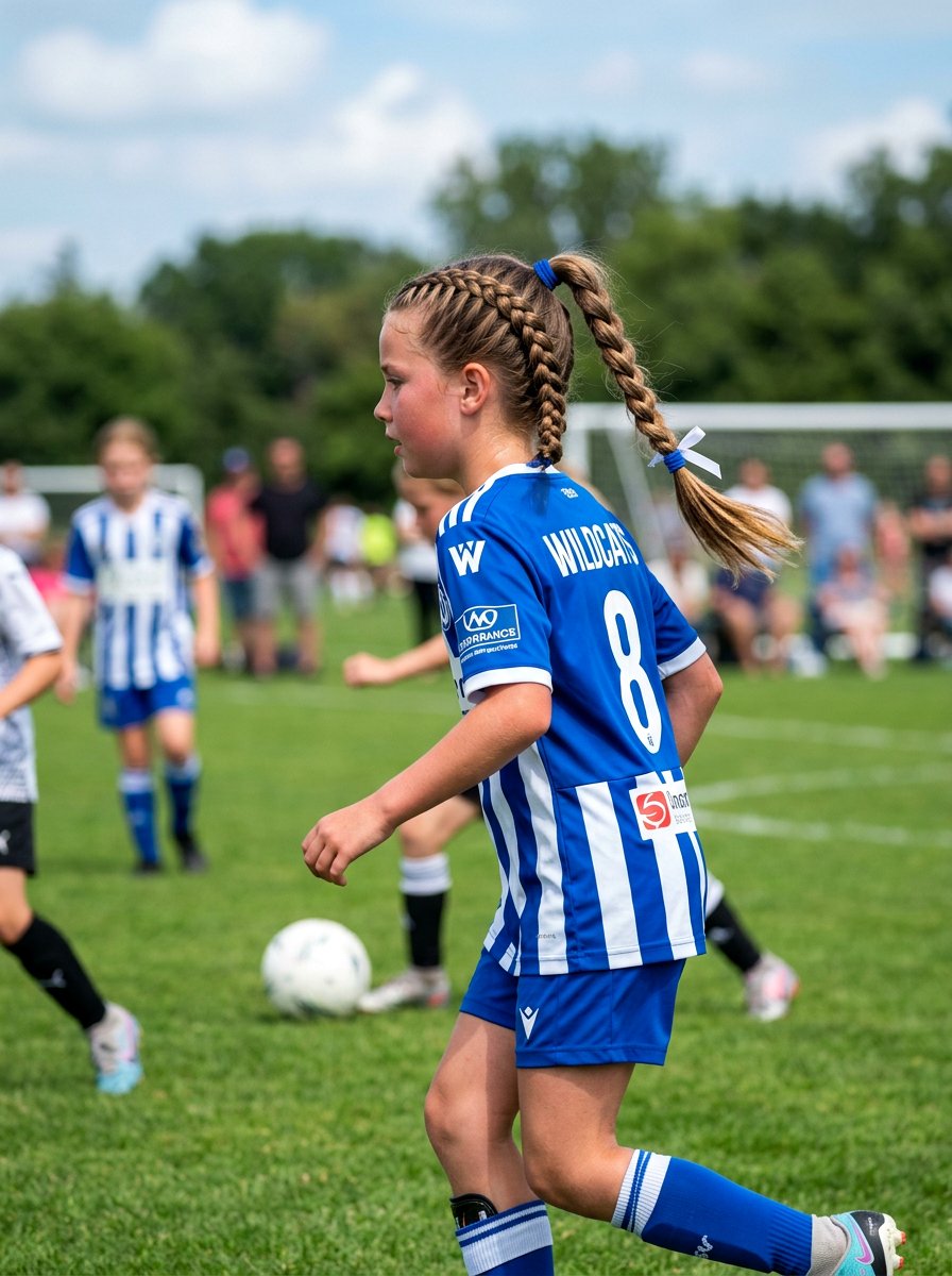 Double French Braid Ponytail For Soccer - 20 soccer braid ponytail - 20 soccer braid ponytail